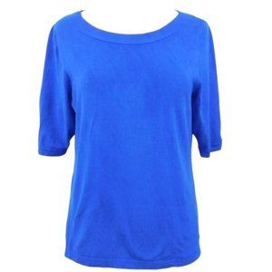 Premise Cobalt Blue Keyhole Back Top